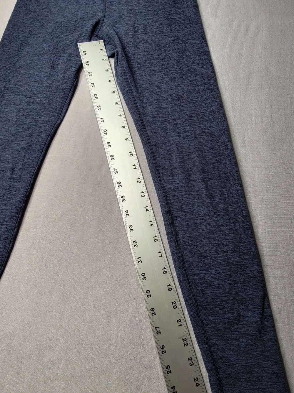 ALO Yoga Heathered Navy Blue Leggings
